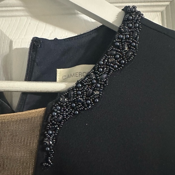 Cameron Blake - 119645 Beaded Organza Trumpet Dress - Picture 7 of 10